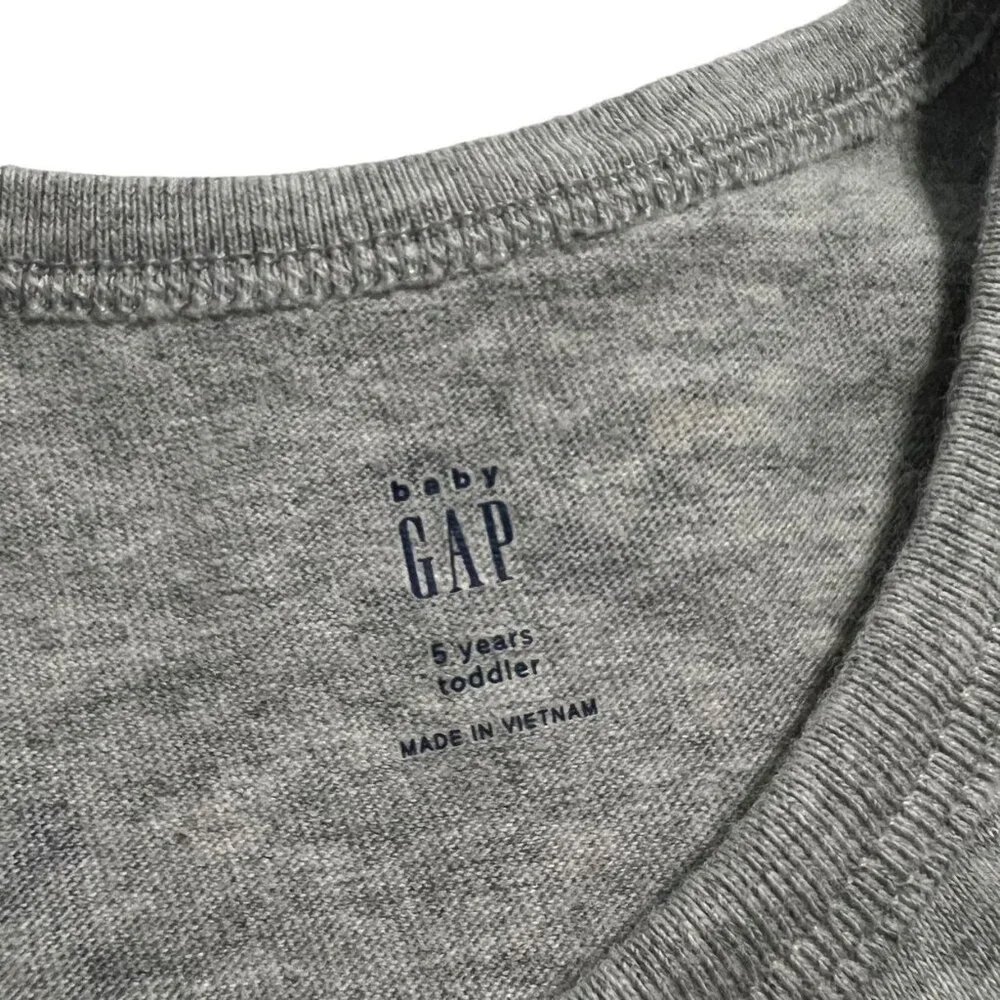 Baby Gap 5Y Grey Toucan Tank Top